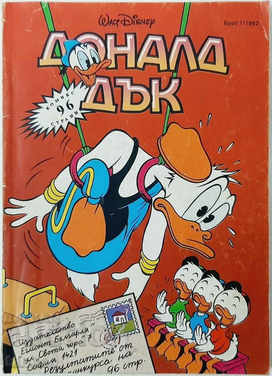 Donald Duck. Nu. 1 / 1992 Colectiv (17.6.1)