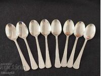 8 pcs. spoons from Soc. factory "P. Denev" - 17.5 cm