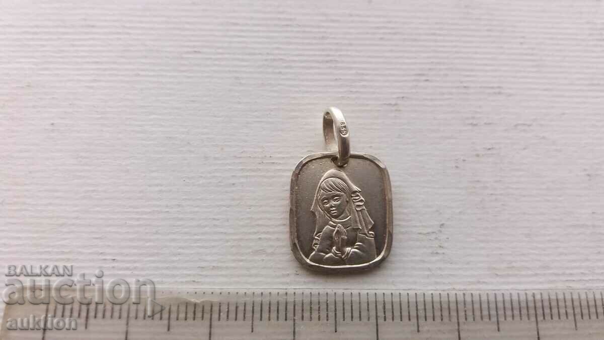 medalion de argint