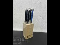 Laguiole French kitchen knives. #4841