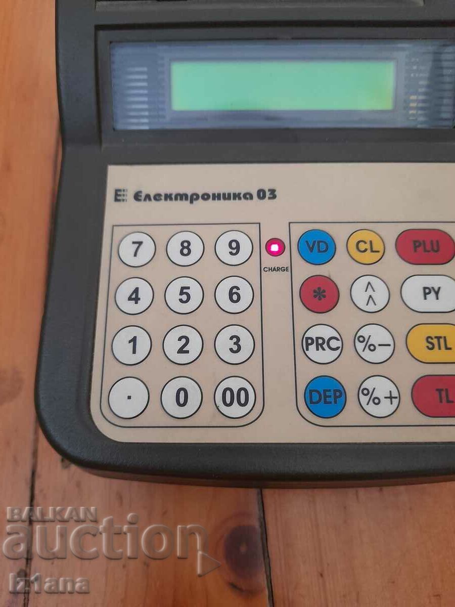 Παλιά ταμειακή μηχανή Ηλεκτρονικά 03 - 6 Παλιά ταμειακή μηχανή Ηλεκτρονικά 03 - 6