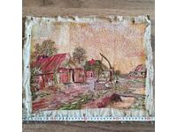 A unique embroidered picture is NOT a Tapestry - read the description