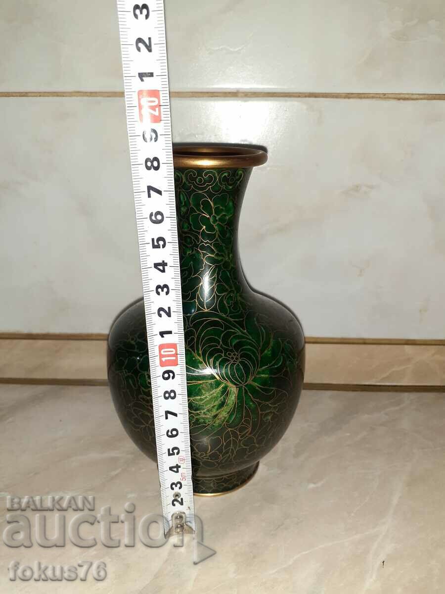 Cloisonne Cloisonne old vase bronze cellular enamel - 7 Cloisonne Cloisonne old vase bronze cellular enamel - 7