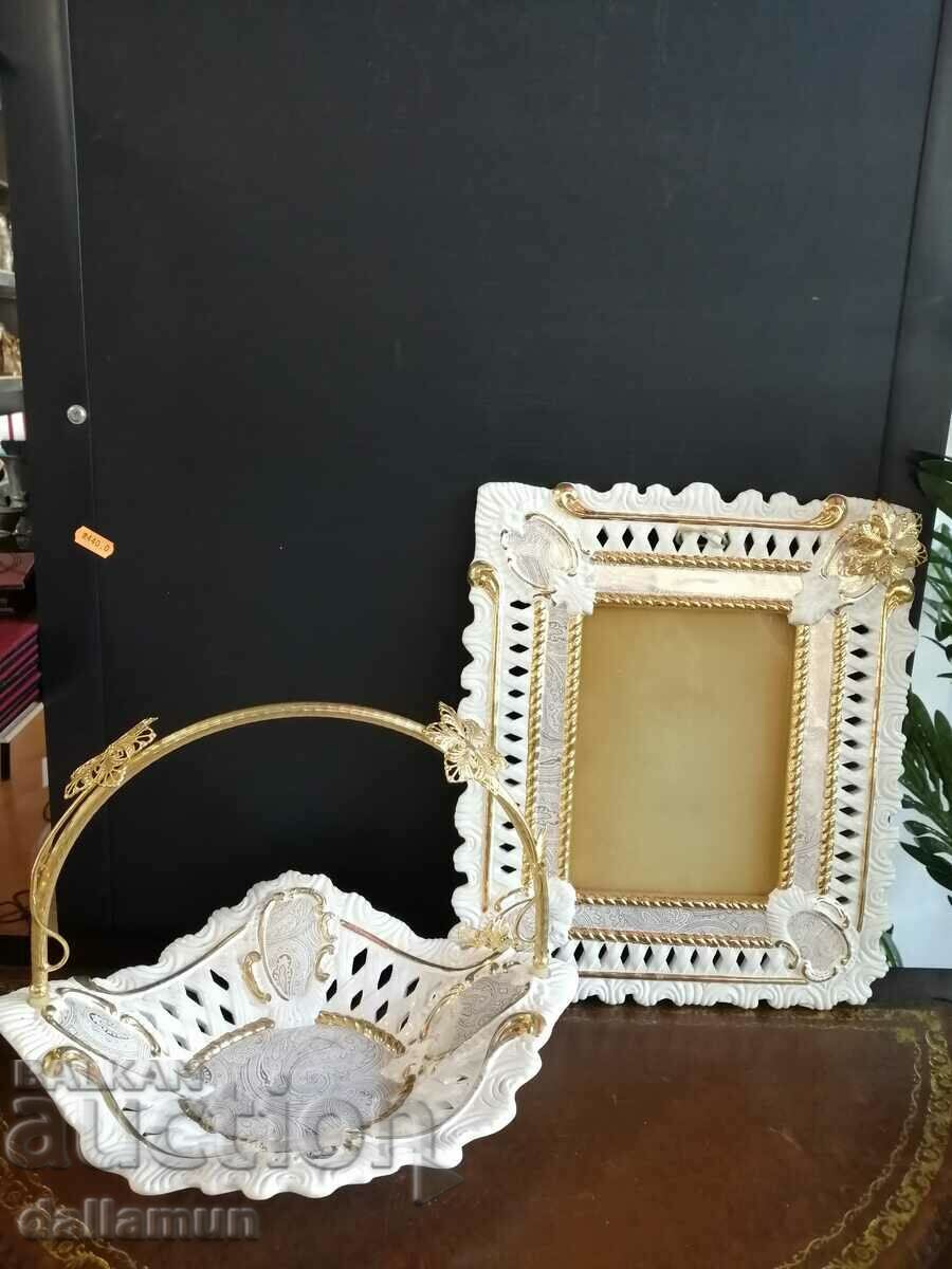 basket and picture frame set - 7 basket and picture frame set - 7