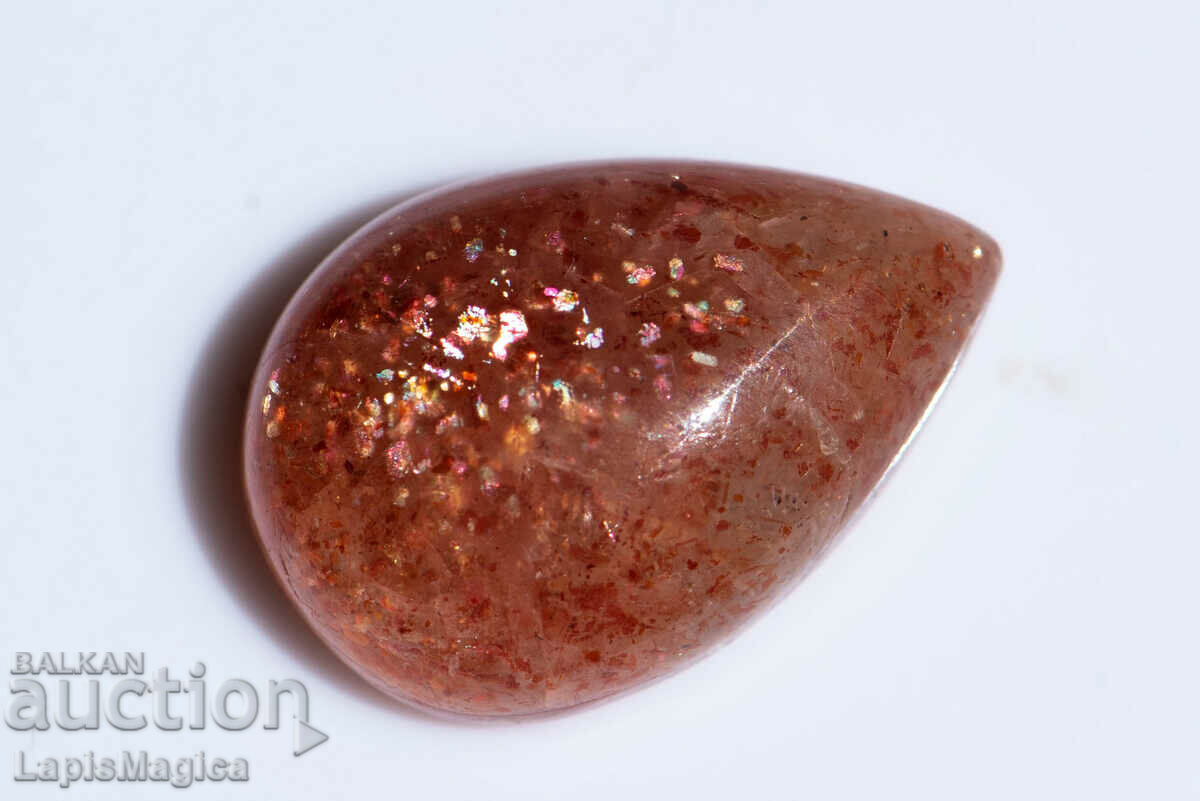 Sunstone Confetti 11ct Drop Cabochon #4