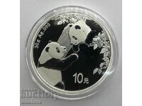 1 oz Panda chinezesc de argint 2023