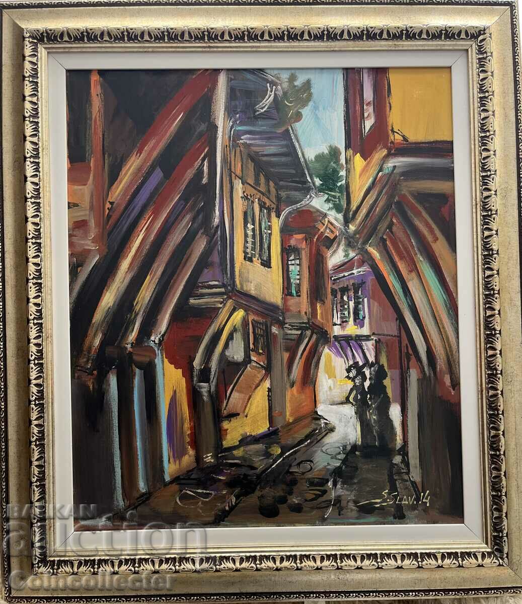 Πίνακας "Παλιά Φιλιππούπολη" του Svetoslav Slavchev-Slav