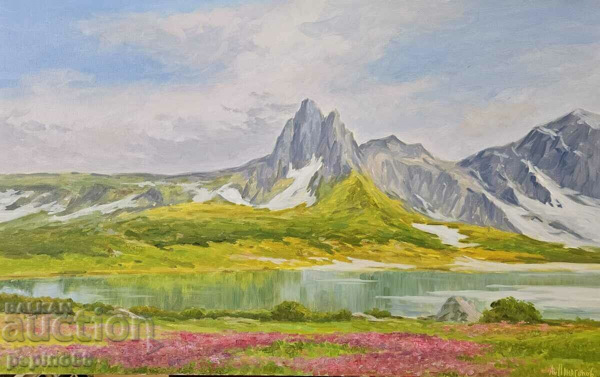 Licitație Pictură de Anatoly Panagonov - Peisajul lacurilor Rila Licitație Pictură de Anatoly Panagonov - Peisajul lacurilor Rila