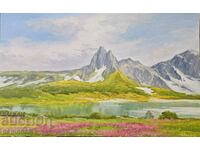 Πίνακας του Anatoly Panagonov - Τοπίο των λιμνών της Ρίλα