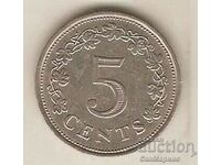 +Malta 5 cenți 1972