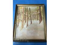 Acuarela veche - tablou semnat Artaud