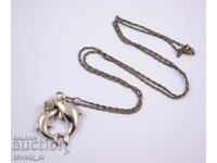 Колие гердан с медальон риби