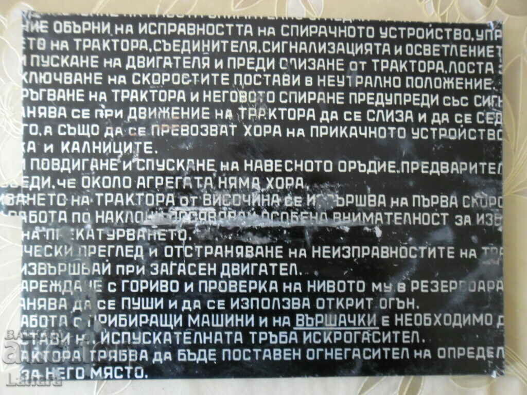 Pictură de casă dintr-o placă de metal veche - 5