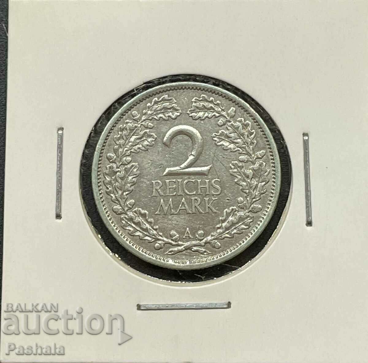 Германия 2 марки 1926 г.
