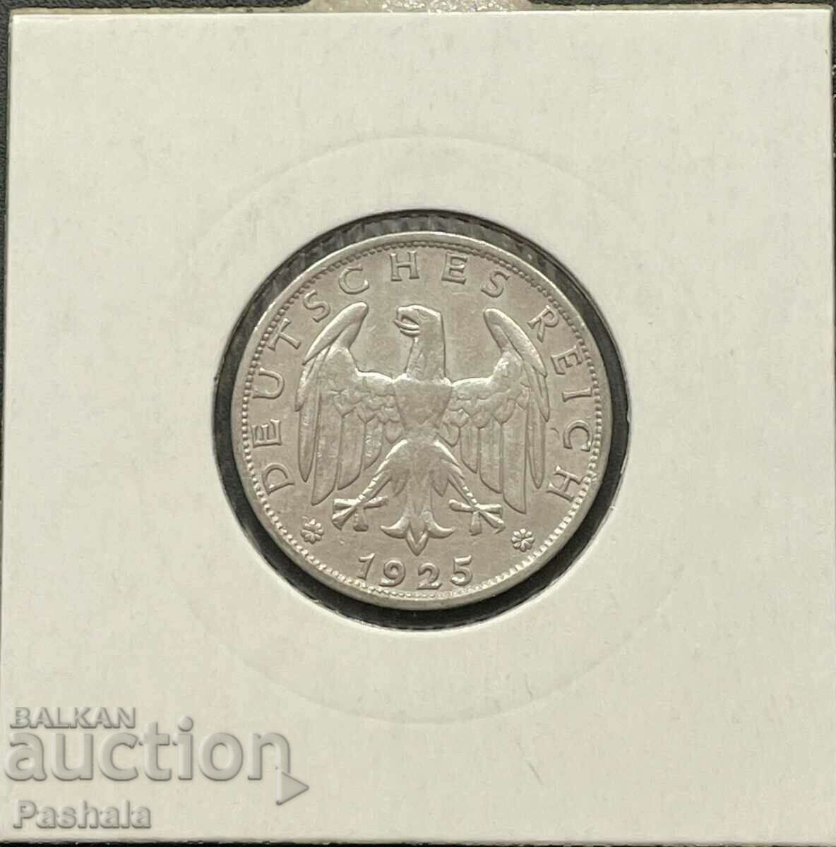 Γερμανία 1 μάρκα 1925 ασήμι με τιμή 60.00 BGN | € 30.68 Γερμανία 1 μάρκα 1925 ασήμι με τιμή 60.00 BGN | € 30.68