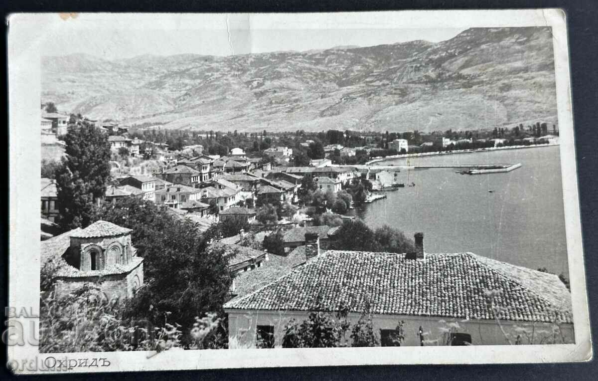 3857 Kingdom of Bulgaria Macedonia Ohrid Censorship stamp 1942.