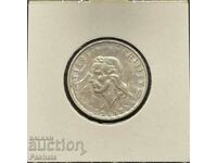 Germany 2 Marks 1934 Schiller. Very rare. Quality