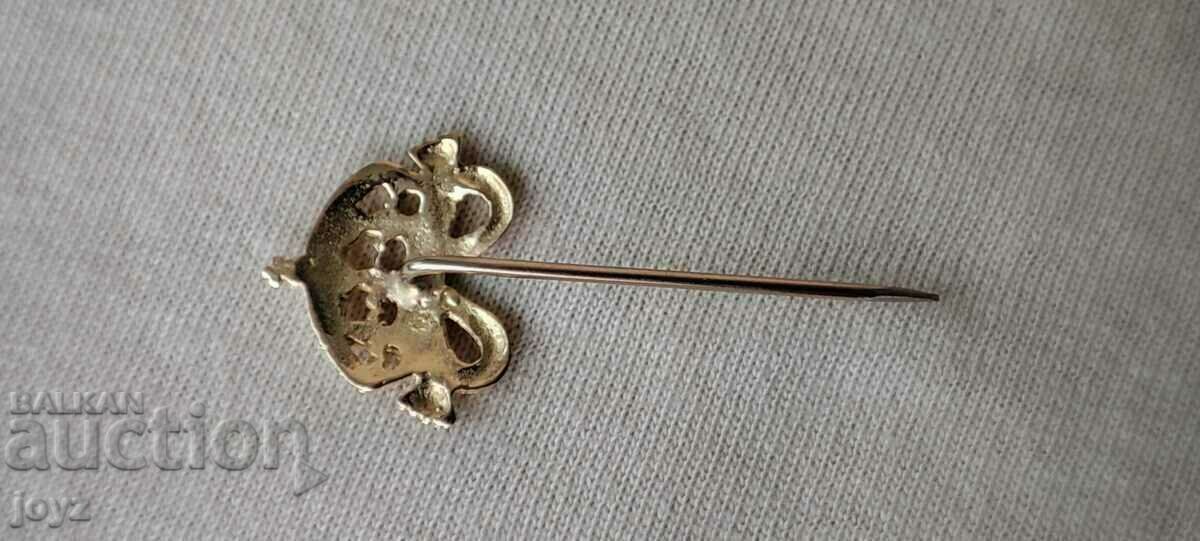 Livrarea REGATUL BULGARIA INSIGNA DE AUR RAR DE 14K/ INSIGNA COROANA Livrarea REGATUL BULGARIA INSIGNA DE AUR RAR DE 14K/ INSIGNA COROANA