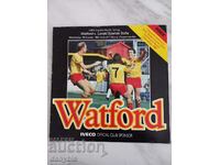 Football program - Watford - Levski - Spartak 1983