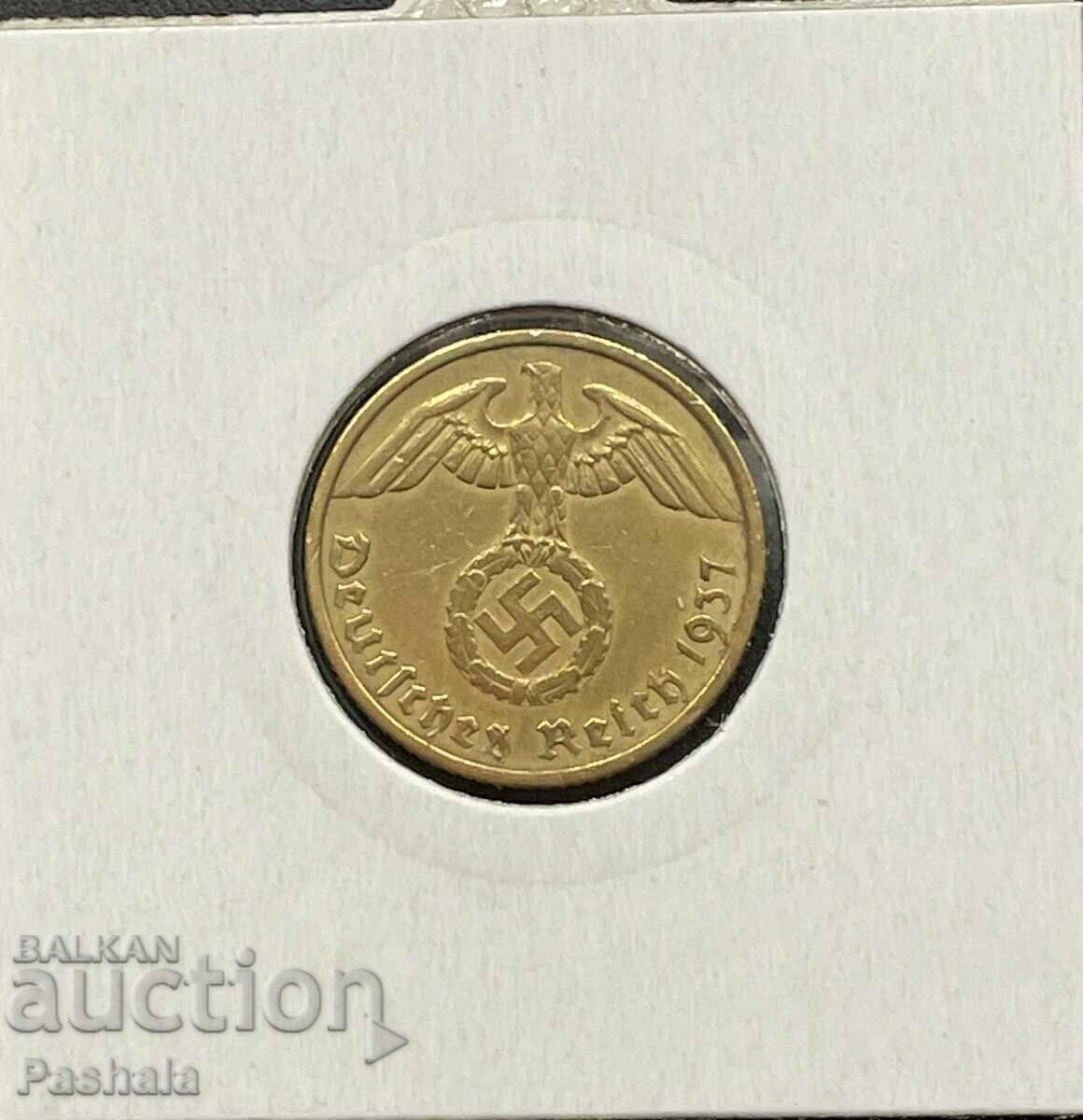 Germany 10 Pfenning 1937 with price 9.00 BGN | € 4.60