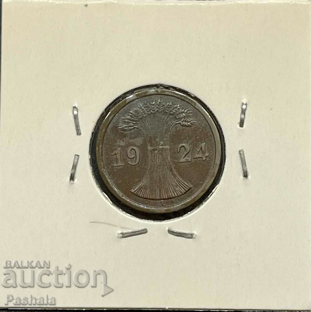 Germany 2 Pfenning 1924 with price 3.00 BGN | € 1.53 Germany 2 Pfenning 1924 with price 3.00 BGN | € 1.53