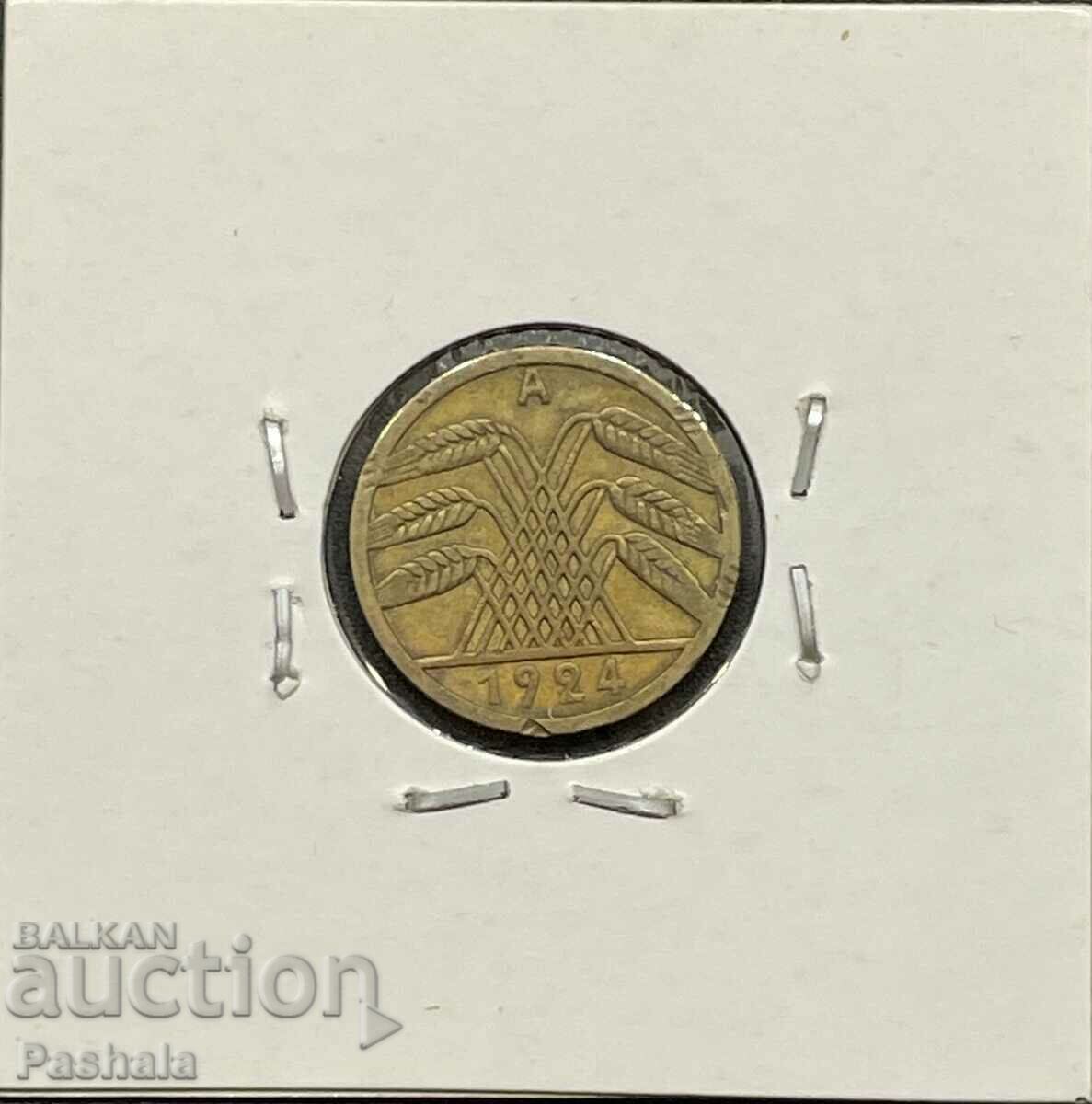 Germany 5 Pfenning 1924 with price 4.00 BGN | € 2.05 Germany 5 Pfenning 1924 with price 4.00 BGN | € 2.05