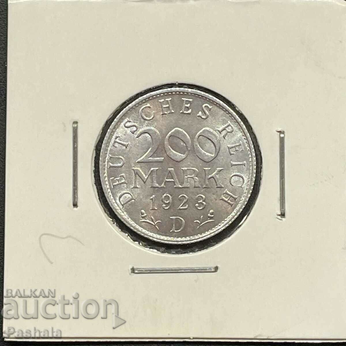 Германия 200 марки 1923 г.