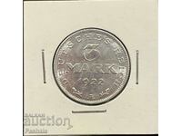 Германия 3 марки 1922 г.