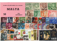 Malta. Mix - 50 different brands.