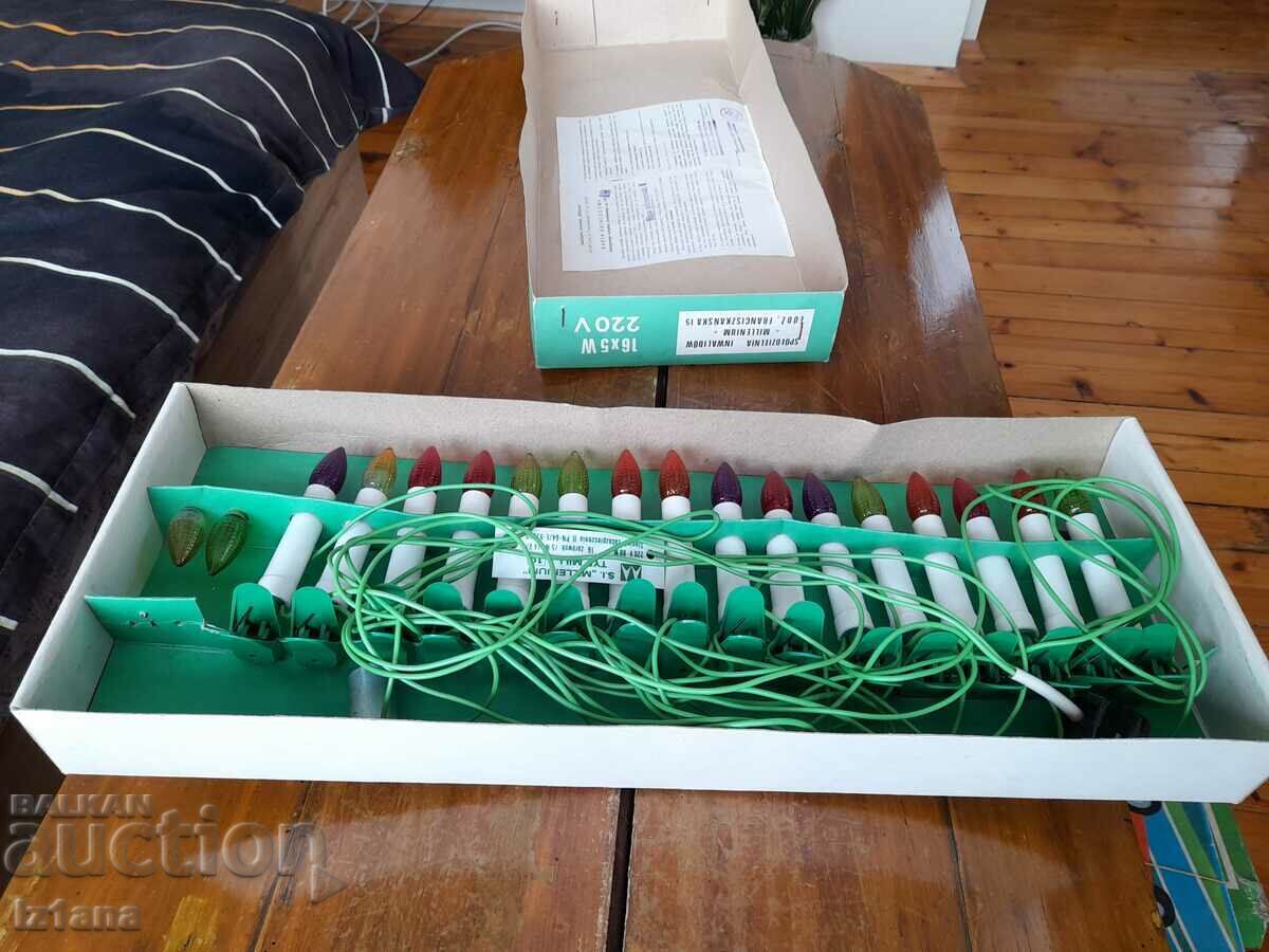 Lămpi vechi, luminițe pentru pomul de Crăciun cu preț 110.00 BGN | € 56.24