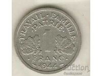 +Франция  1 франк  1944 г.