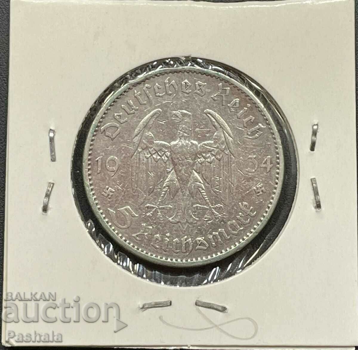 Германия 2 марки 1934 г. с цена 30.00 лв. | € 15.34 Германия 2 марки 1934 г. с цена 30.00 лв. | € 15.34