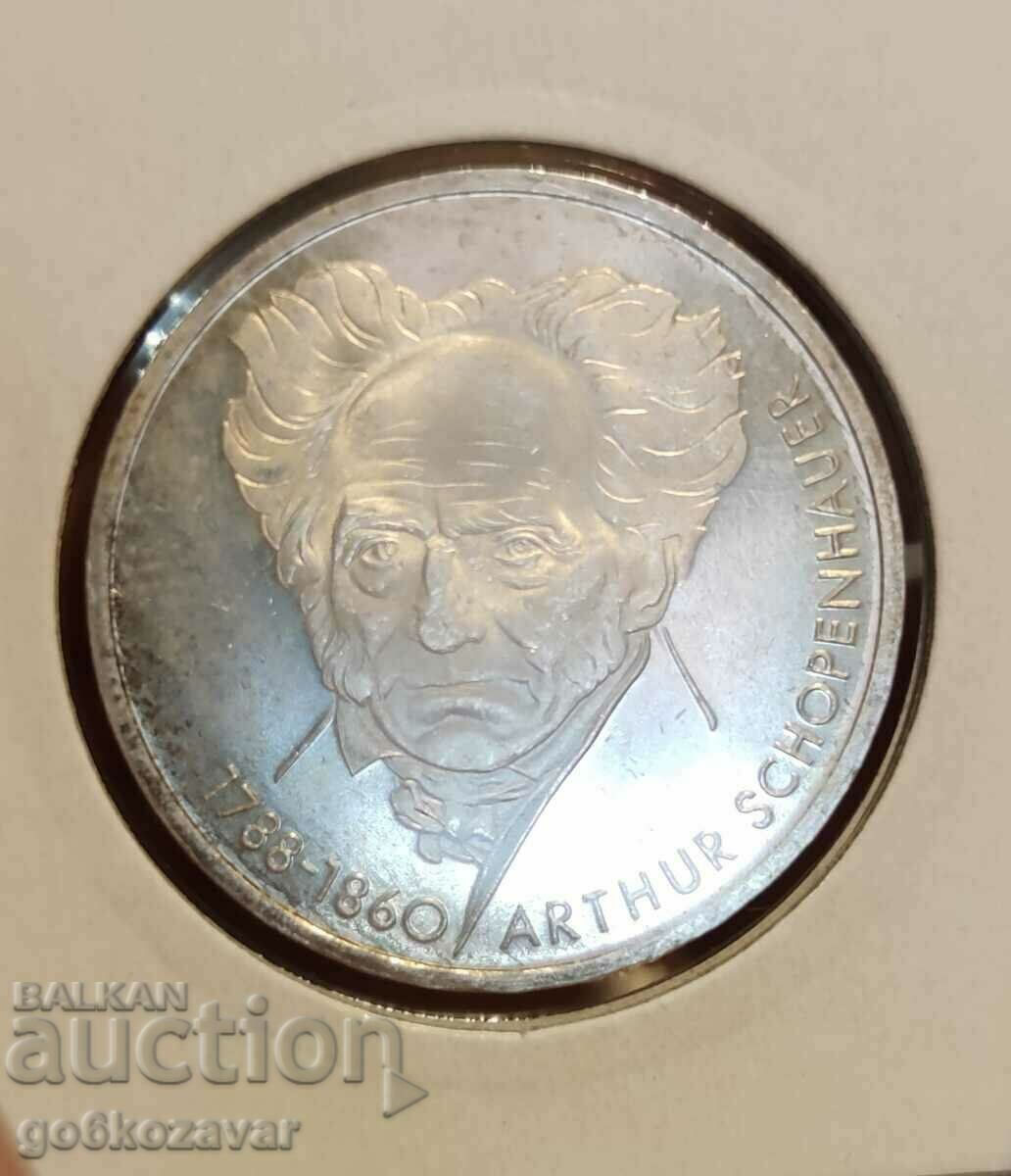 Германия 10 марки 1988г Сребро Proof unc