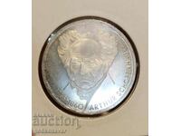 Германия 10 марки 1988г Сребро Proof unc