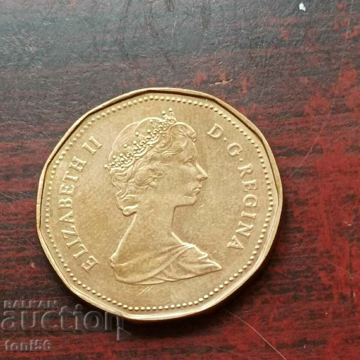 Canada 1 dollar 1987 aUNC with price 2.00 BGN | € 1.02 Canada 1 dollar 1987 aUNC with price 2.00 BGN | € 1.02