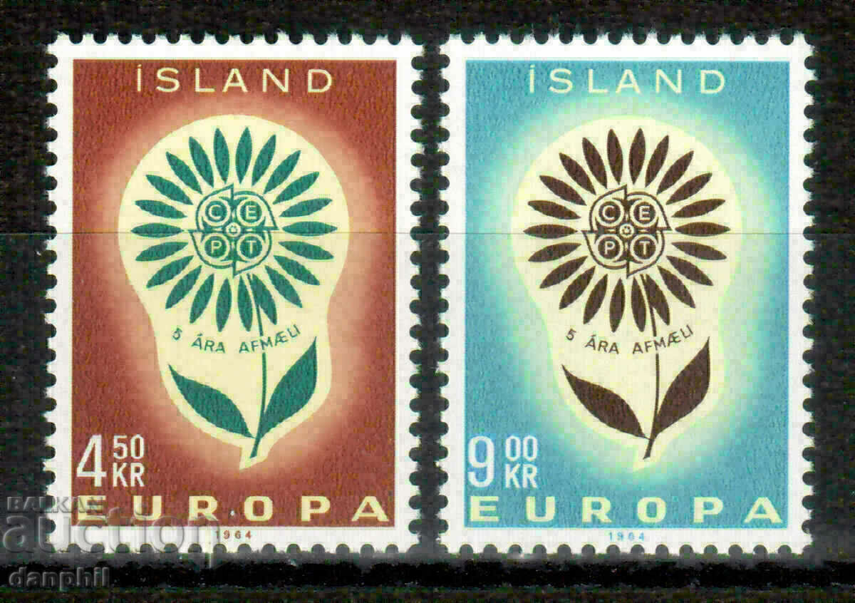 Исландия 1964 Eвропа CEПT (**) чиста, неклеймована