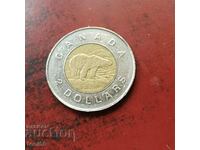 Canada 2 dollars 1996
