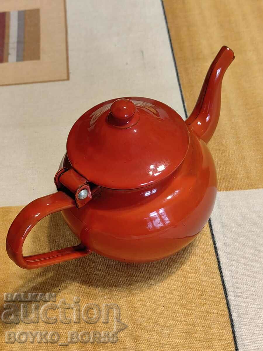 Brand New Unused Enameled Soc Kettle Made in the 1970s with price 35.00 BGN | € 17.90 Brand New Unused Enameled Soc Kettle Made in the 1970s with price 35.00 BGN | € 17.90