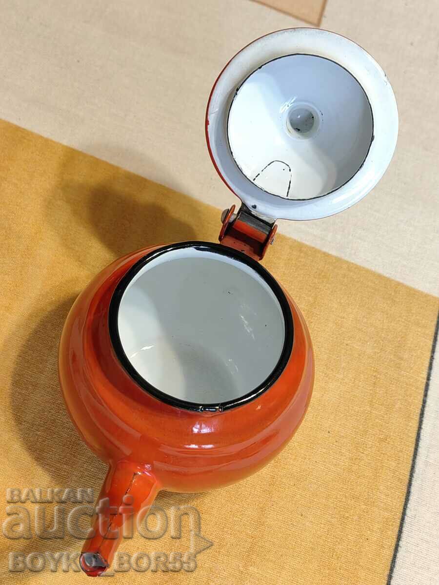 Brand New Unused Enameled Soc Kettle Made in the 1970s - 5 Brand New Unused Enameled Soc Kettle Made in the 1970s - 5