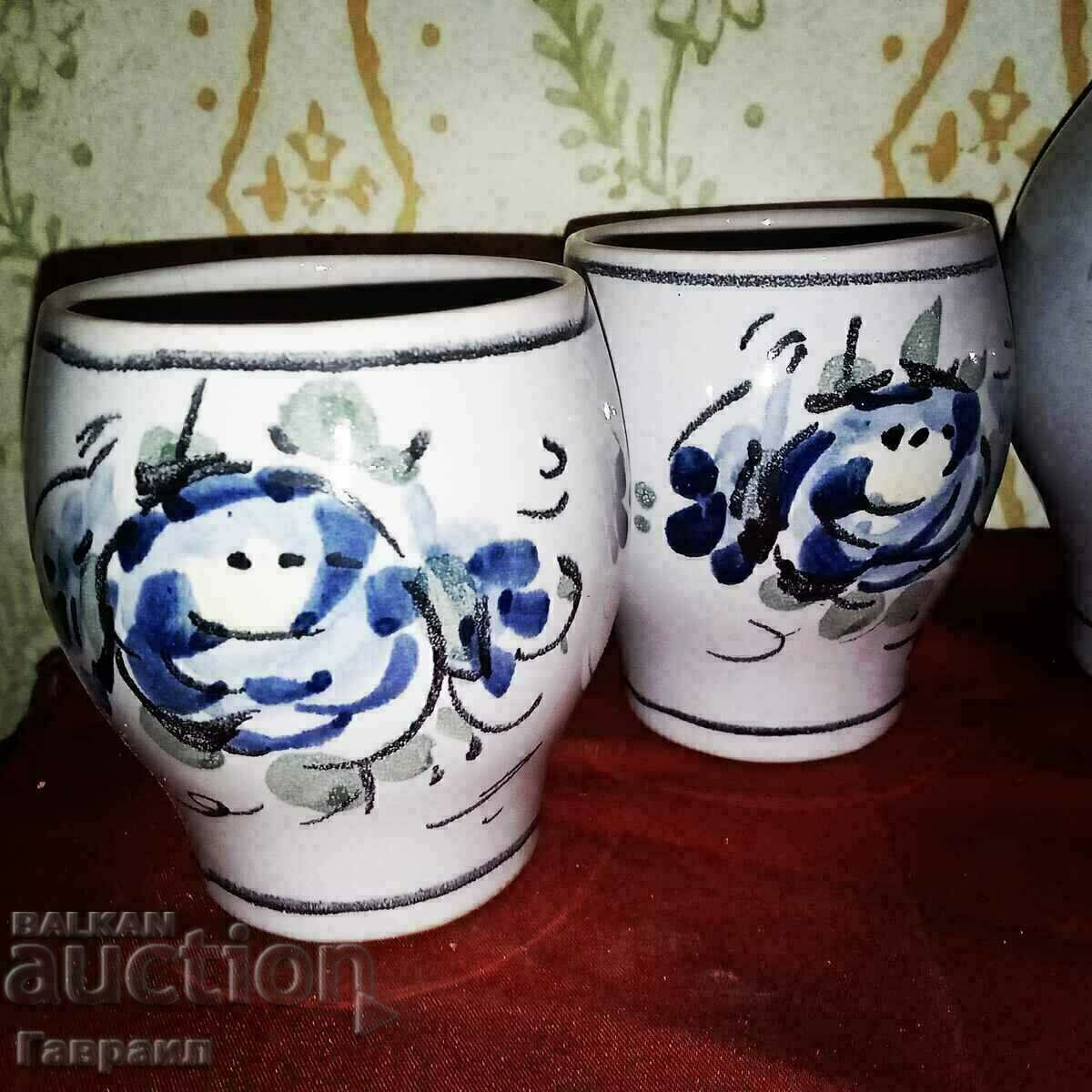 Auction  Set of cups and jug