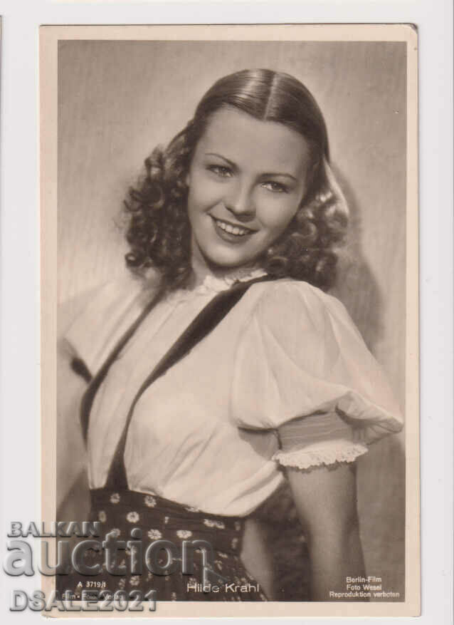 old Postcard actress HILDE KRAHL /142