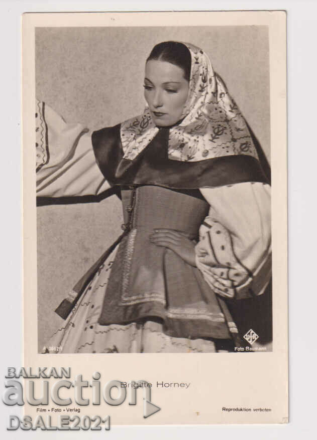παλιά καρτ ποστάλ ηθοποιός BRIGITTE HORNEY /141