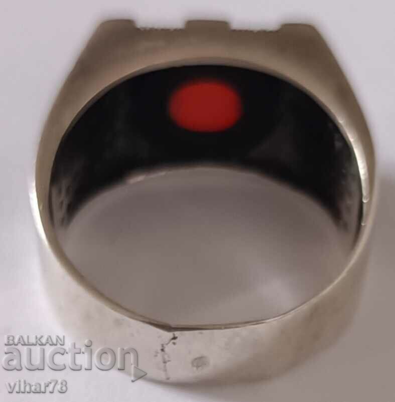 Silver Men's Ring - 5 Silver Men's Ring - 5