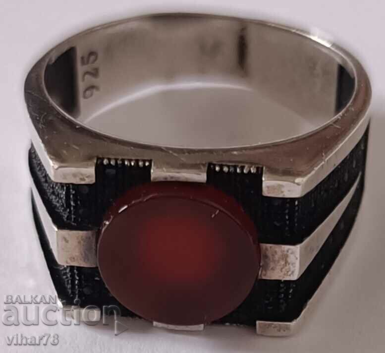 Silver Men's Ring - 6 Silver Men's Ring - 6