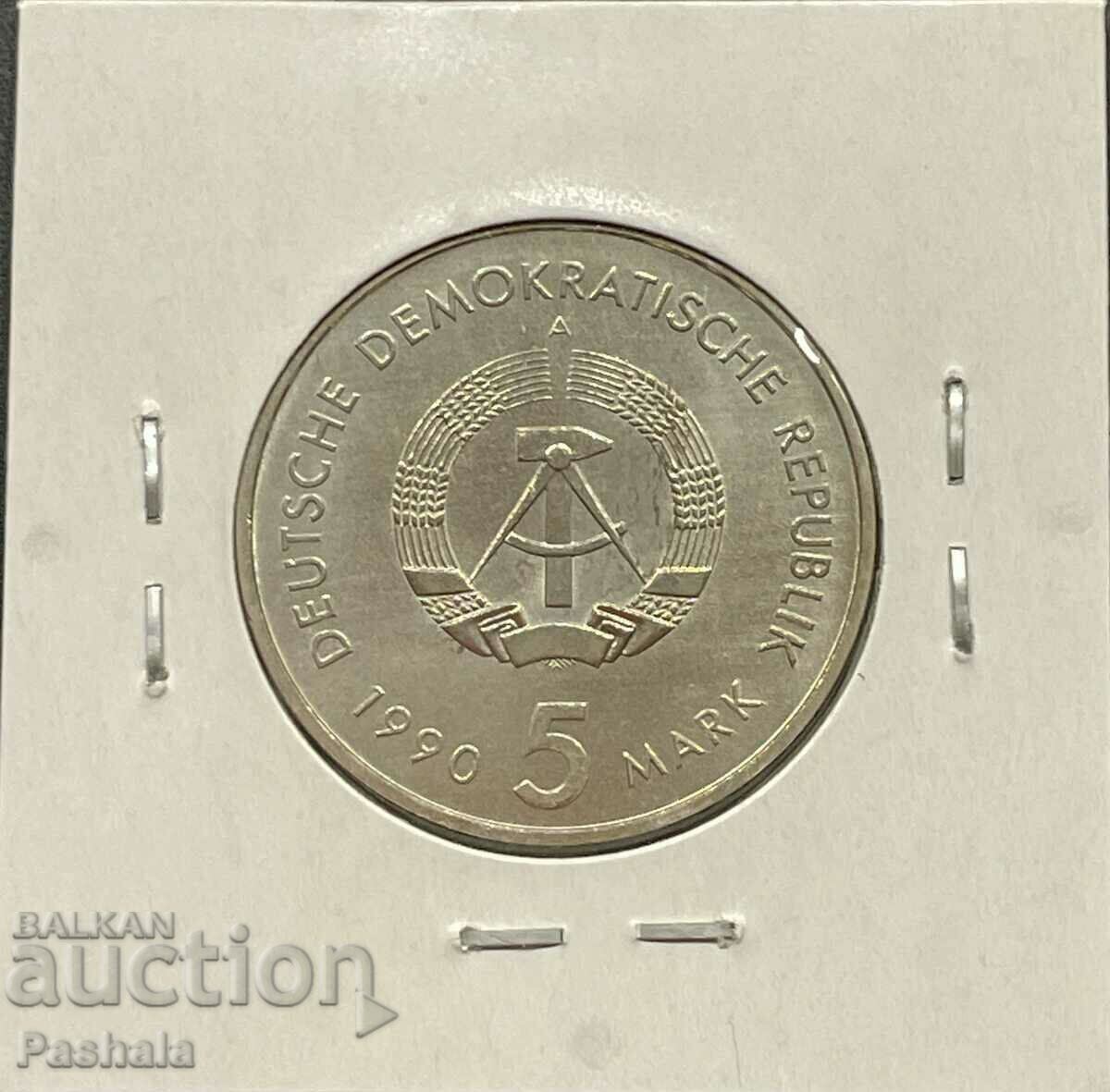 Germany 5 stamps 1990 GDR. with price 12.00 BGN | € 6.14 Germany 5 stamps 1990 GDR. with price 12.00 BGN | € 6.14