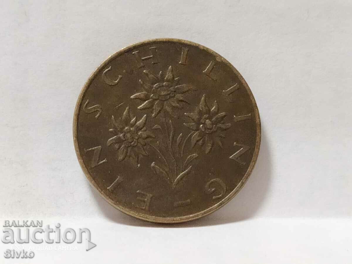 Coin Austria 1 Shilling 1973 with price 0.99 BGN | € 0.51 Coin Austria 1 Shilling 1973 with price 0.99 BGN | € 0.51