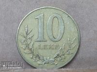 Монета Албания 10 лека 1996
