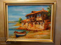 oil painting on canvas artist Dimitar Genev