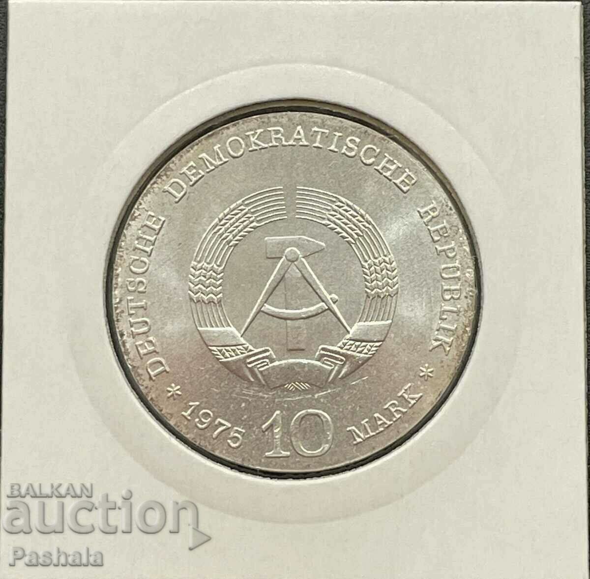 Germany 10 stamps 1975 GDR. Silver. Rare. with price 100.00 BGN | € 51.13 Germany 10 stamps 1975 GDR. Silver. Rare. with price 100.00 BGN | € 51.13