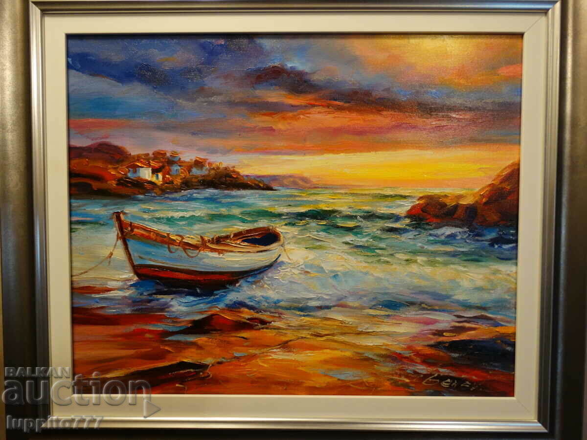 oil painting on canvas artist Dimitar Genev with price 950.00 BGN | € 485.73